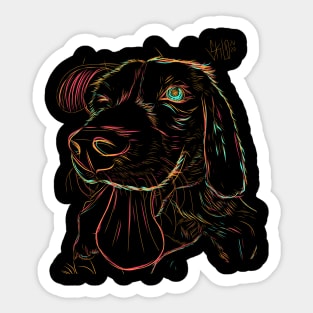 Lovely Dog Sticker